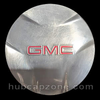 Brushed aluminum 2006-2009 GMC Envoy center cap