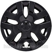 Set of 4 16" black hubcaps.