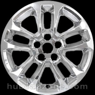 Chrome 17" Ford Escape wheel skins, 2020-2022