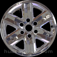 Chrome 17" Ford F-150 wheel skins, 2021-2024