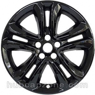 Black 18" Ford Edge wheel skins, 2019-2021