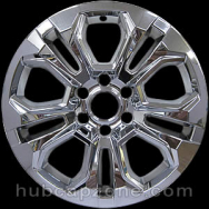 Chrome 20" Chevy Silverado wheel skins, 2022-2023