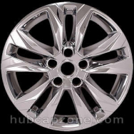 Chrome 17" Chevy Trailblazer wheel skins 2021-2023