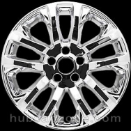 Chrome 17" Jeep Cherokee wheel skins, 2019-2023