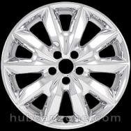 Chrome 18" Jeep Cherokee wheel skins, 2014-2018