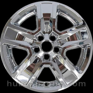 Chrome 17" Jeep Compass wheel skins, 2022-2023