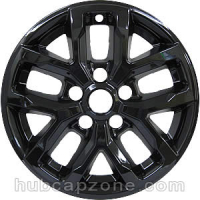 Black 17" Jeep Wrangler wheel skins, 2023-2024