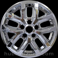 Chrome 17" Jeep Wrangler wheel skins, 2023-2024