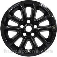 Black 18" Jeep Cherokee wheel skins, 2014-2022