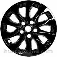 Black 16" Nissan Sentra wheel skins, 2016-2019