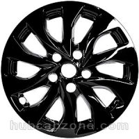 Black 16" Nissan Sentra wheel skins, 2016-2019