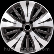 Chrome/black 18" Nissan Pathfinder wheel skins, 2017-2020