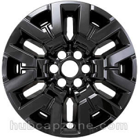 Black 17" Nissan Frontier wheel skins, 2022-2024