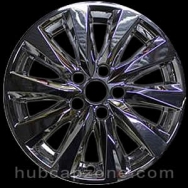 Set of 4 Chrome 17" Toyota Camry wheel skins, 2018-2024