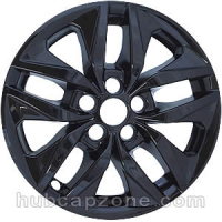 Set of 4 black 17" Toyota Sienna wheel skins, 2021-2024