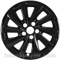 Set of 4 Black 17" Toyota Camry wheel skins, 2021-2024