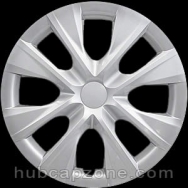 Silver Replica 2014-2019 Toyota Corolla hubcap 15"