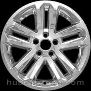 Chrome 18" Ford Explorer wheel skins, 2011-2017