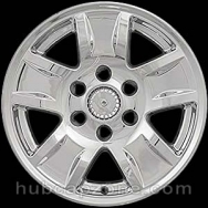 Chrome 17" 6 lug Chevy Silverado wheel skins, 2014-2018