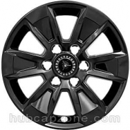 Black 17" Chevy Silverado, GMC Sierra wheel skins, 2019-2025