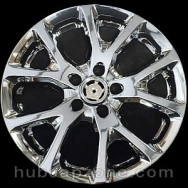 Chrome 17" Jeep Cherokee wheel skins, 2014-2018