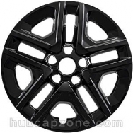 Black  16" Jeep Compass wheel skins, 2018-2022