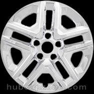 Chrome 16" Jeep Compass wheel skins, 2018-2022