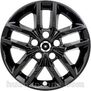 Black 18" Jeep Cherokee wheel skins, 2016-2022