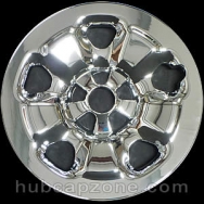 Chrome 17" Jeep Cherokee wheel skins, 2014-2019