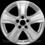 Chrome 17" Toyota Rav4 wheel skins, 2019-2024